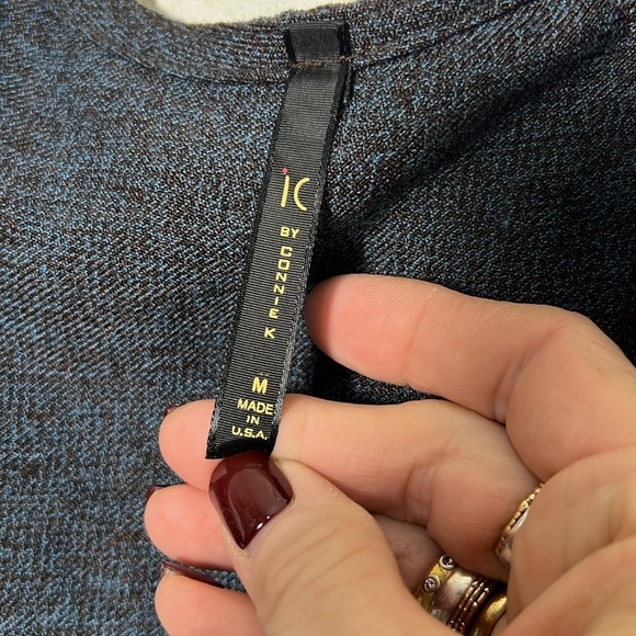 IC by Connie K Blue and Brown Kimono Size M - Picture 10 of 10